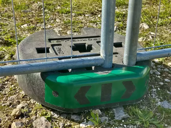 Plot barrière chantier vert